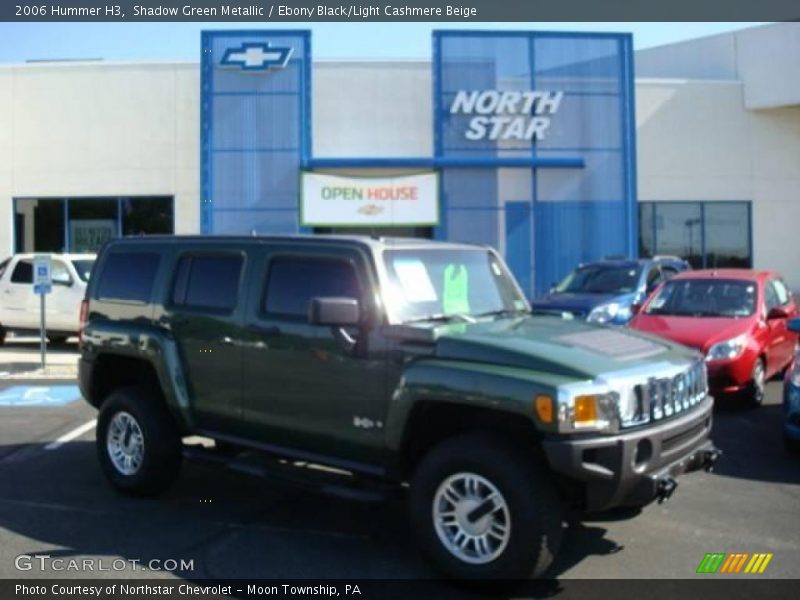 Shadow Green Metallic / Ebony Black/Light Cashmere Beige 2006 Hummer H3