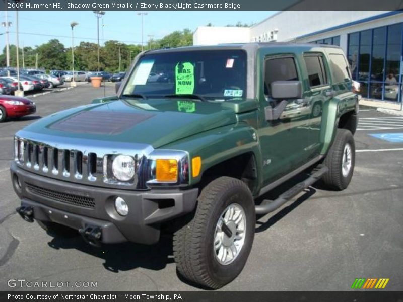 Shadow Green Metallic / Ebony Black/Light Cashmere Beige 2006 Hummer H3