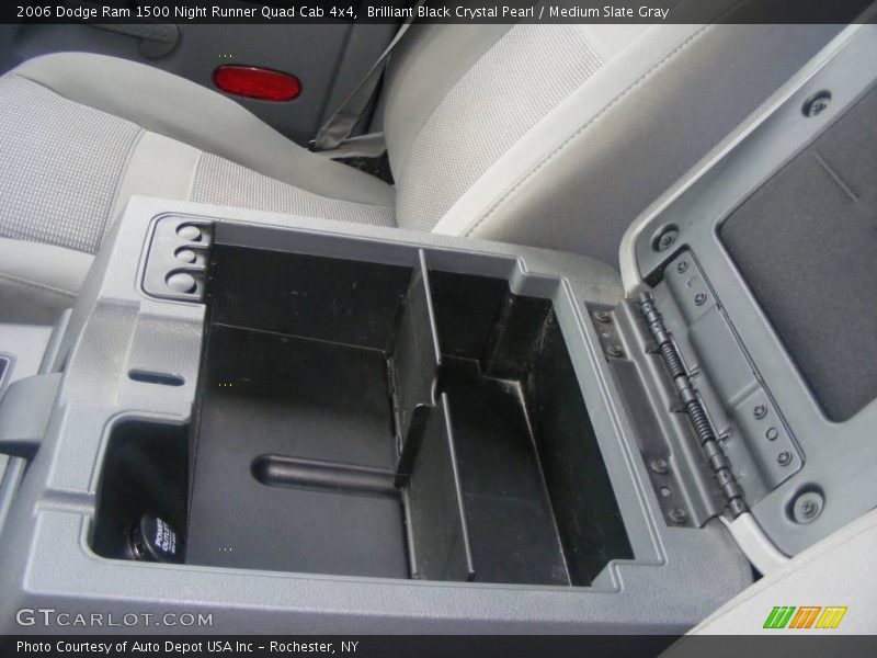 Brilliant Black Crystal Pearl / Medium Slate Gray 2006 Dodge Ram 1500 Night Runner Quad Cab 4x4