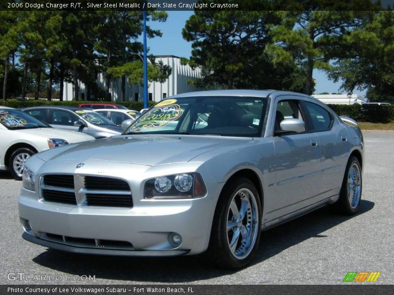 Silver Steel Metallic / Dark Slate Gray/Light Graystone 2006 Dodge Charger R/T