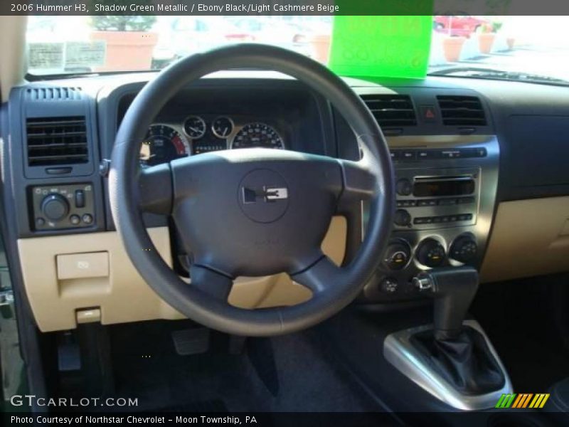 Shadow Green Metallic / Ebony Black/Light Cashmere Beige 2006 Hummer H3