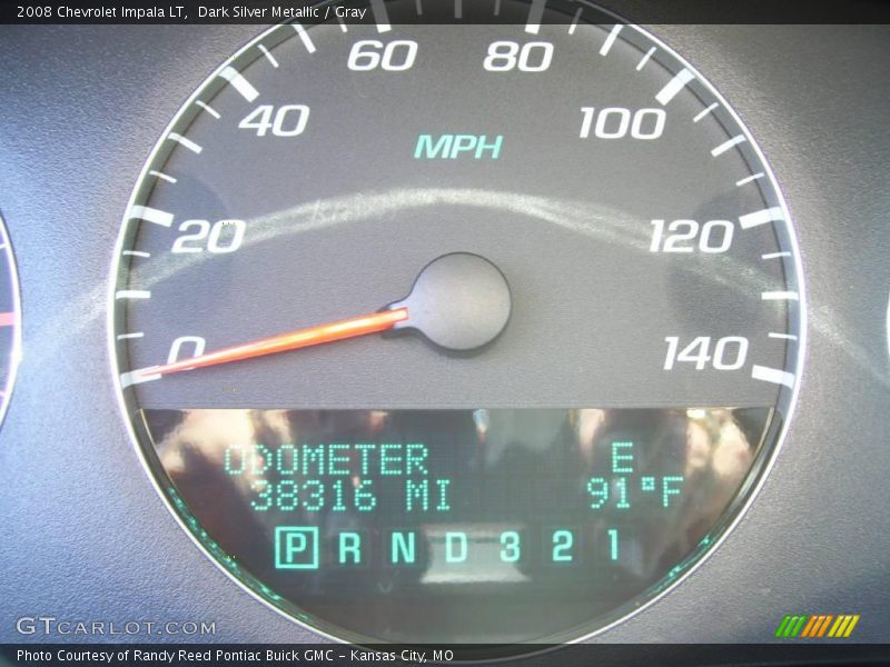Dark Silver Metallic / Gray 2008 Chevrolet Impala LT