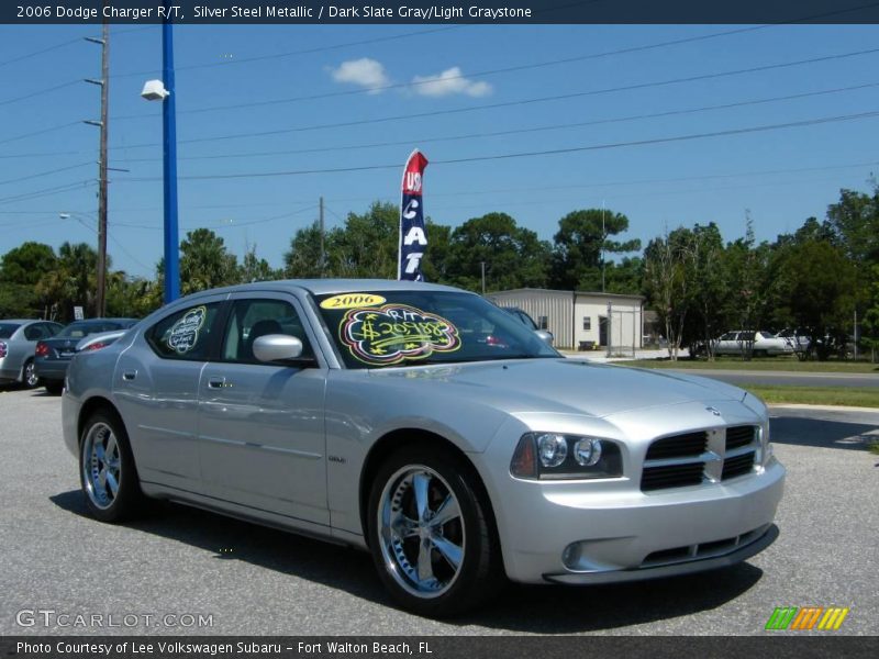 Silver Steel Metallic / Dark Slate Gray/Light Graystone 2006 Dodge Charger R/T