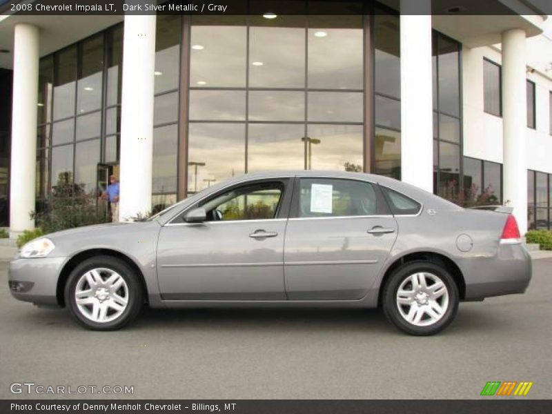 Dark Silver Metallic / Gray 2008 Chevrolet Impala LT
