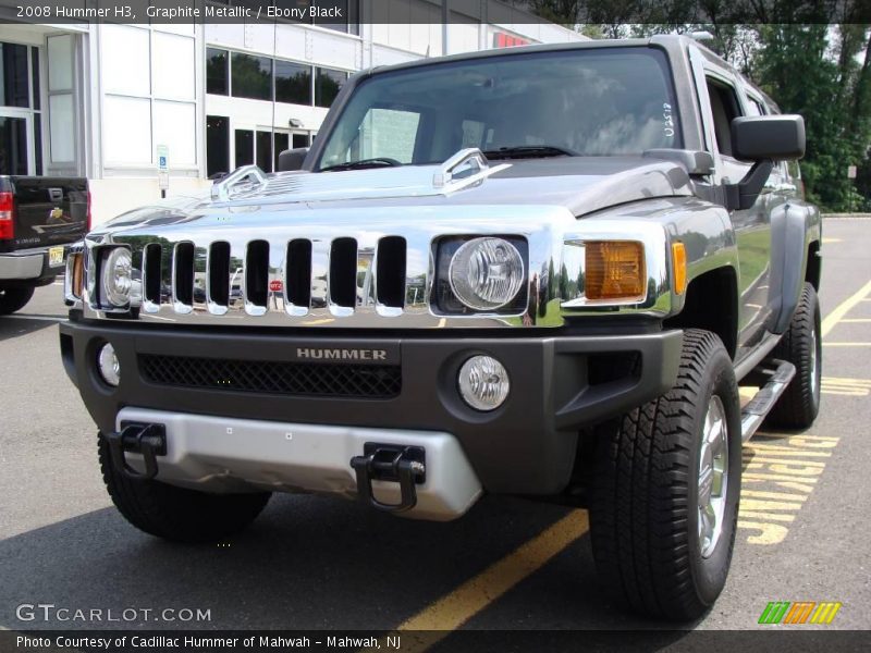 Graphite Metallic / Ebony Black 2008 Hummer H3