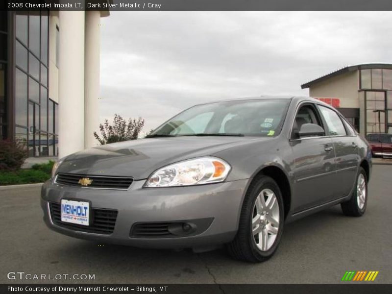 Dark Silver Metallic / Gray 2008 Chevrolet Impala LT