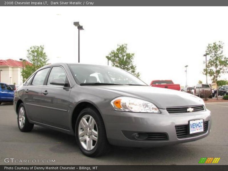 Dark Silver Metallic / Gray 2008 Chevrolet Impala LT