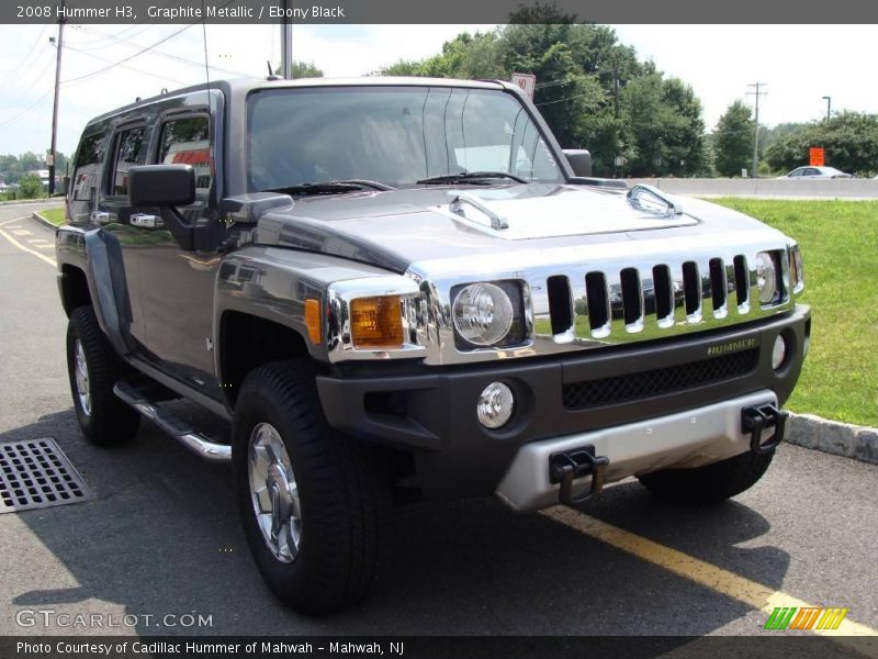 Graphite Metallic / Ebony Black 2008 Hummer H3