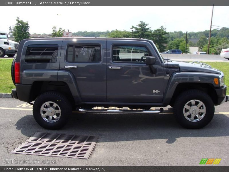 Graphite Metallic / Ebony Black 2008 Hummer H3