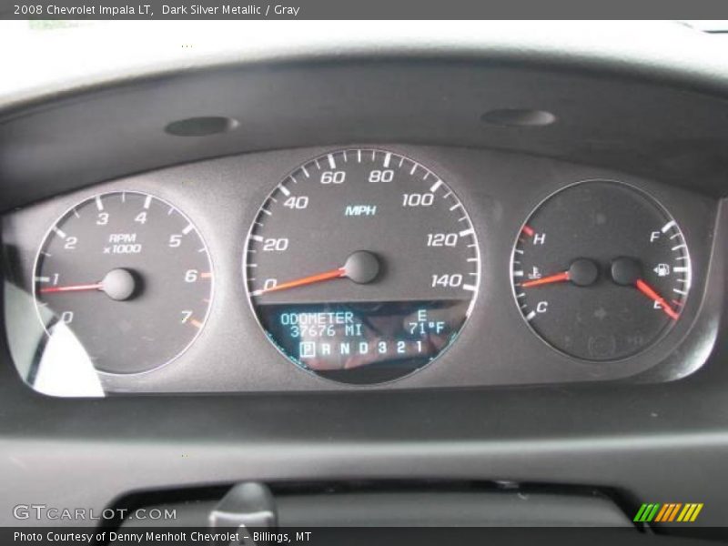 Dark Silver Metallic / Gray 2008 Chevrolet Impala LT