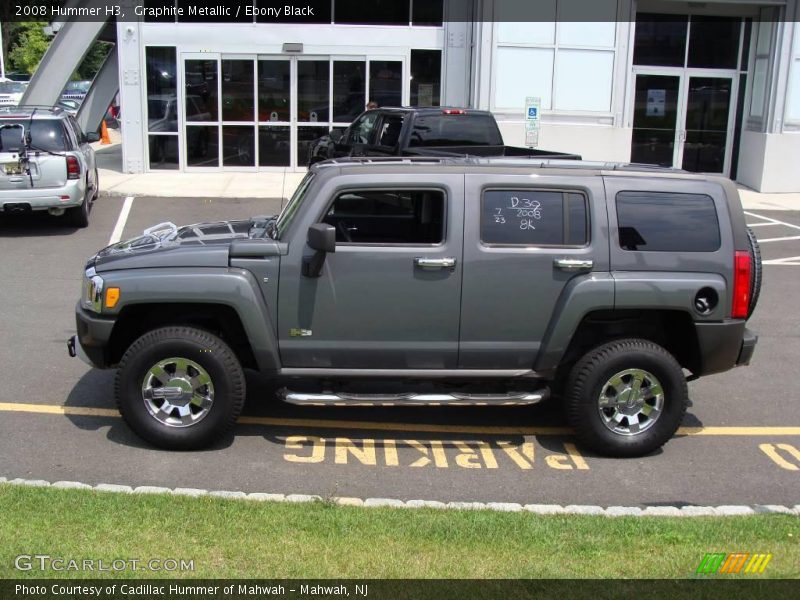 Graphite Metallic / Ebony Black 2008 Hummer H3