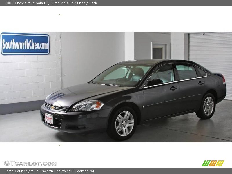 Slate Metallic / Ebony Black 2008 Chevrolet Impala LT