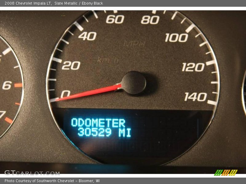 Slate Metallic / Ebony Black 2008 Chevrolet Impala LT