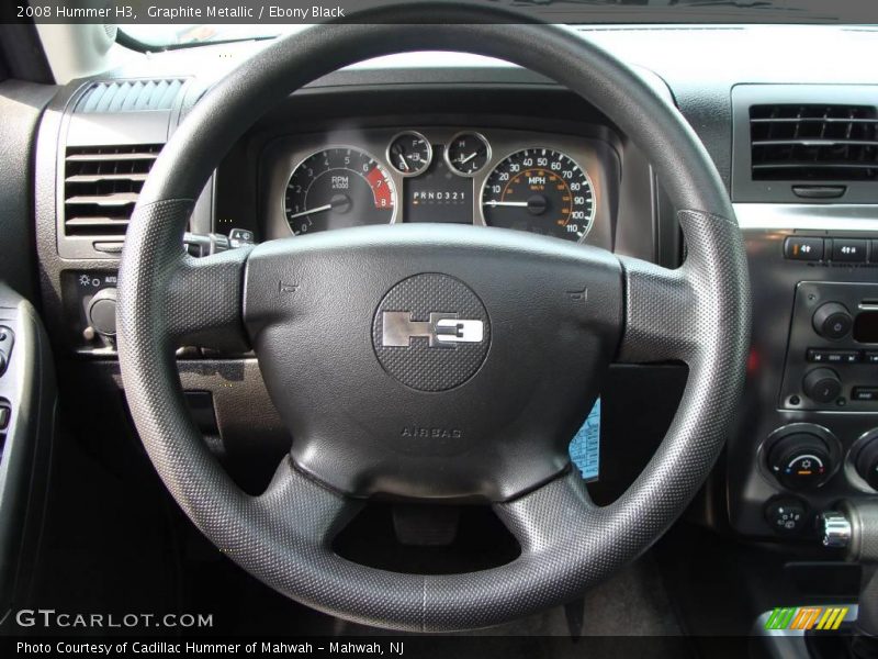 Graphite Metallic / Ebony Black 2008 Hummer H3