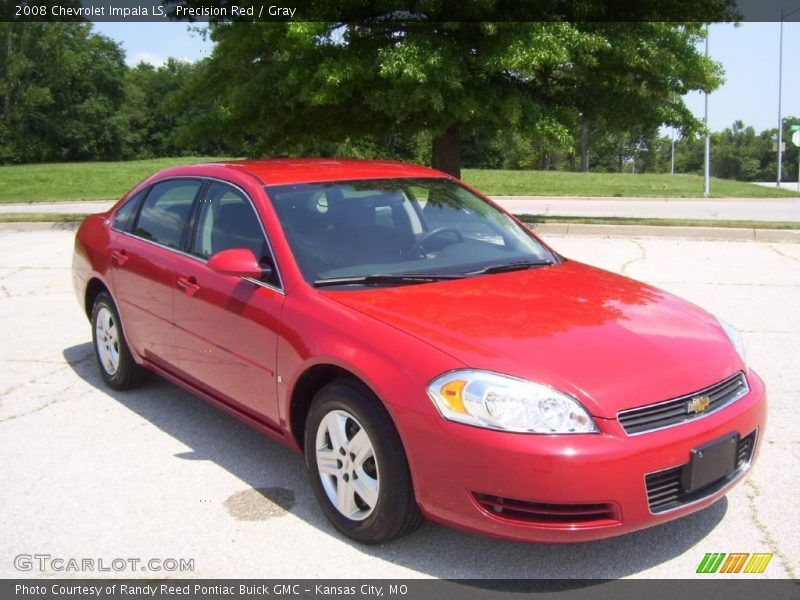 Precision Red / Gray 2008 Chevrolet Impala LS
