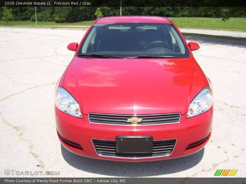 Precision Red / Gray 2008 Chevrolet Impala LS