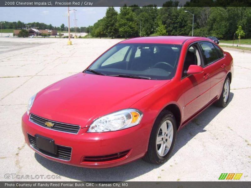 Precision Red / Gray 2008 Chevrolet Impala LS