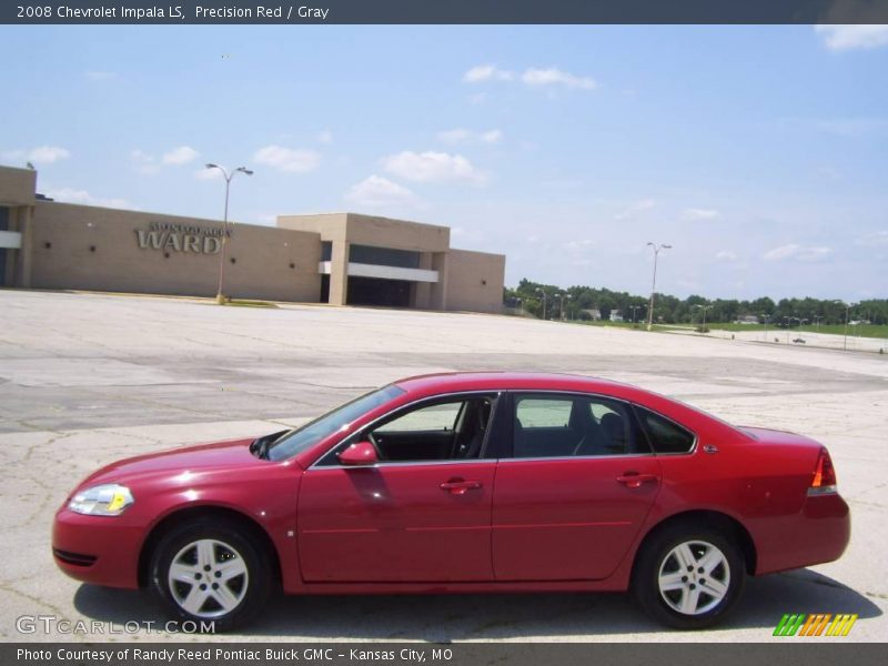 Precision Red / Gray 2008 Chevrolet Impala LS