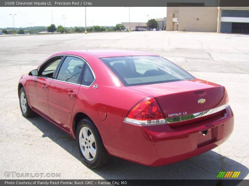 Precision Red / Gray 2008 Chevrolet Impala LS