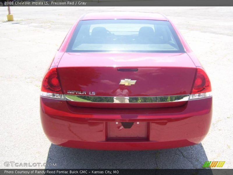 Precision Red / Gray 2008 Chevrolet Impala LS