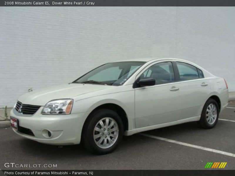 Dover White Pearl / Gray 2008 Mitsubishi Galant ES