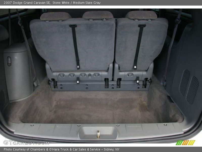 Stone White / Medium Slate Gray 2007 Dodge Grand Caravan SE
