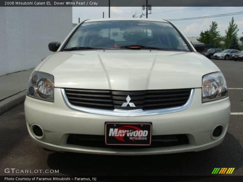 Dover White Pearl / Gray 2008 Mitsubishi Galant ES