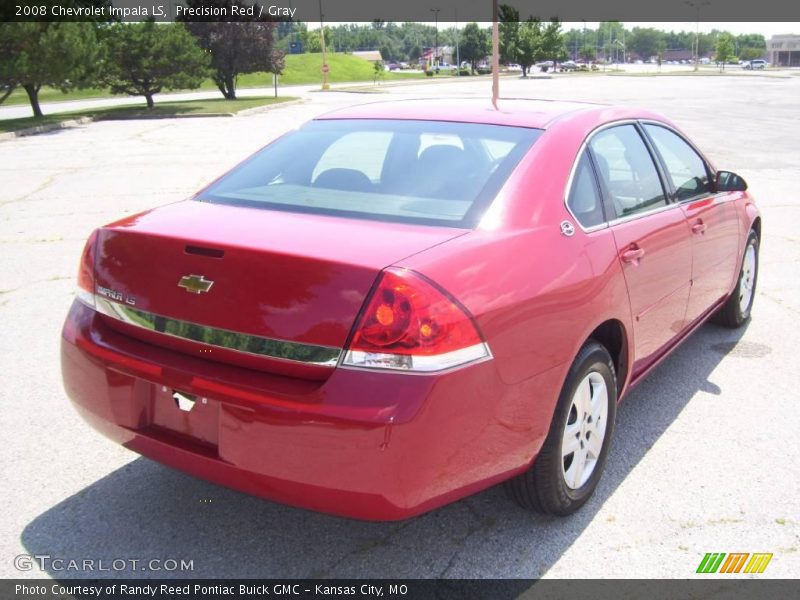 Precision Red / Gray 2008 Chevrolet Impala LS