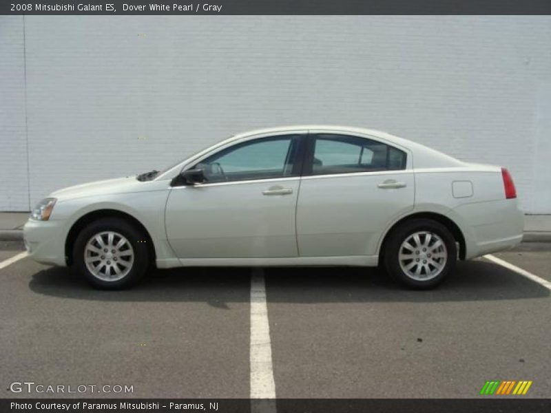 Dover White Pearl / Gray 2008 Mitsubishi Galant ES