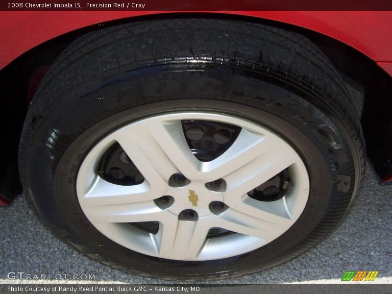 Precision Red / Gray 2008 Chevrolet Impala LS