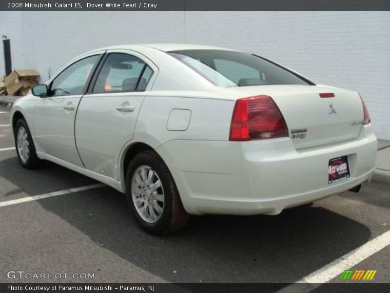 Dover White Pearl / Gray 2008 Mitsubishi Galant ES