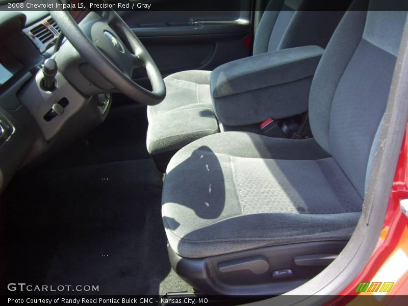 Precision Red / Gray 2008 Chevrolet Impala LS