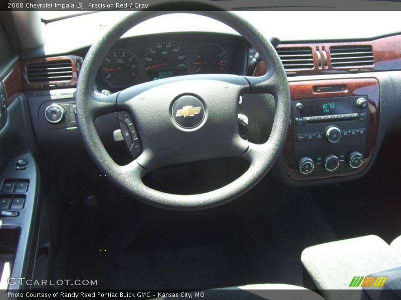 Precision Red / Gray 2008 Chevrolet Impala LS