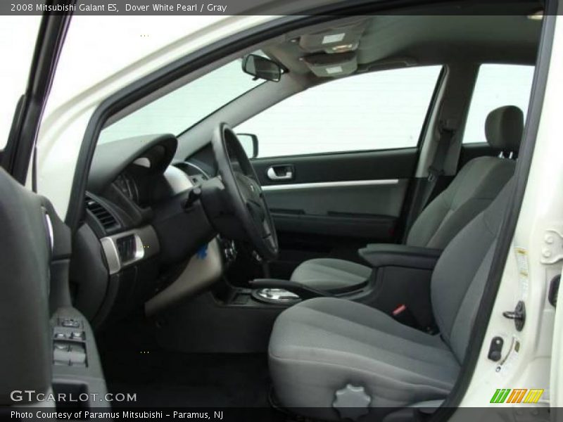 Dover White Pearl / Gray 2008 Mitsubishi Galant ES