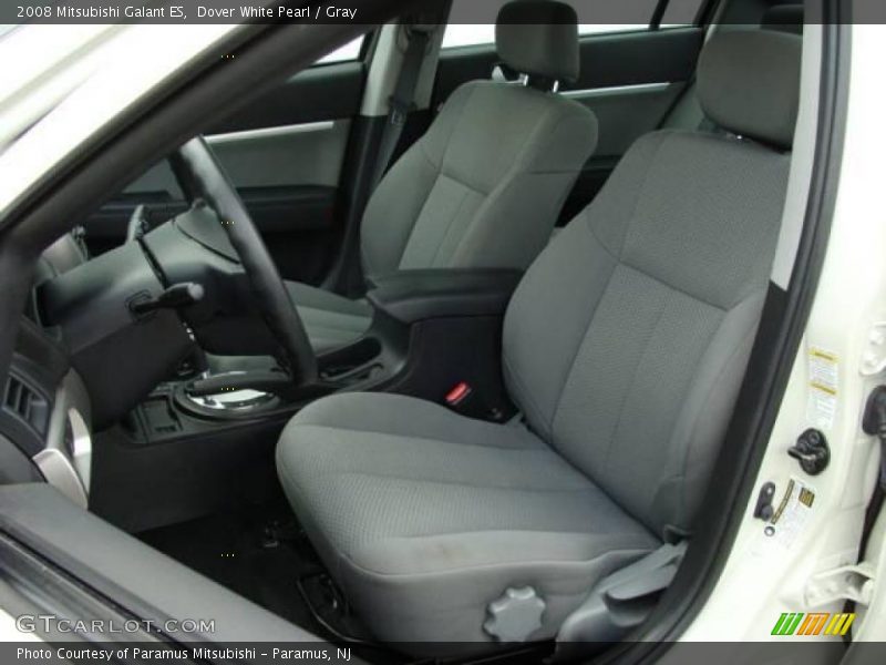 Dover White Pearl / Gray 2008 Mitsubishi Galant ES