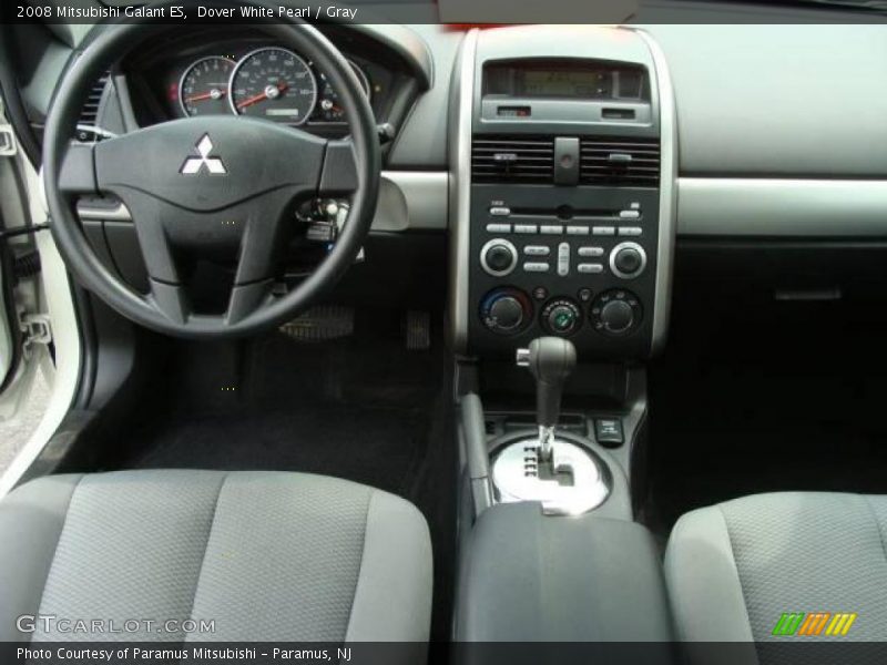 Dover White Pearl / Gray 2008 Mitsubishi Galant ES