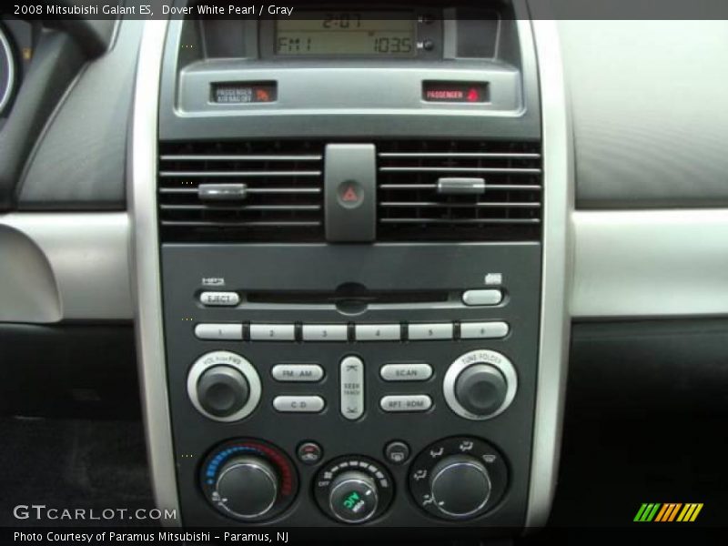 Dover White Pearl / Gray 2008 Mitsubishi Galant ES