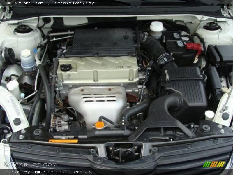 Dover White Pearl / Gray 2008 Mitsubishi Galant ES