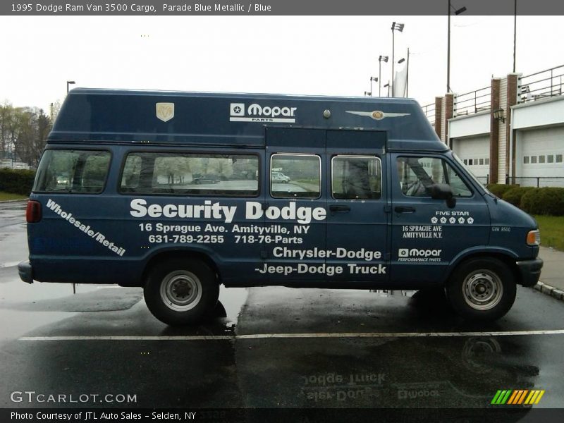 Parade Blue Metallic / Blue 1995 Dodge Ram Van 3500 Cargo