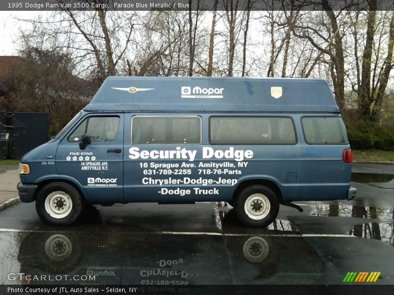 Parade Blue Metallic / Blue 1995 Dodge Ram Van 3500 Cargo