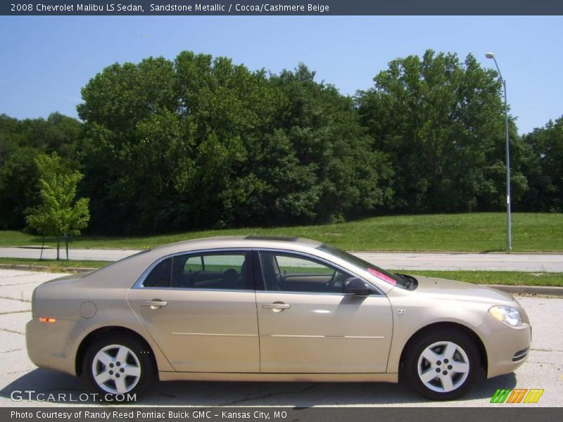 Sandstone Metallic / Cocoa/Cashmere Beige 2008 Chevrolet Malibu LS Sedan