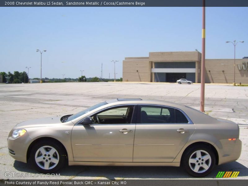 Sandstone Metallic / Cocoa/Cashmere Beige 2008 Chevrolet Malibu LS Sedan