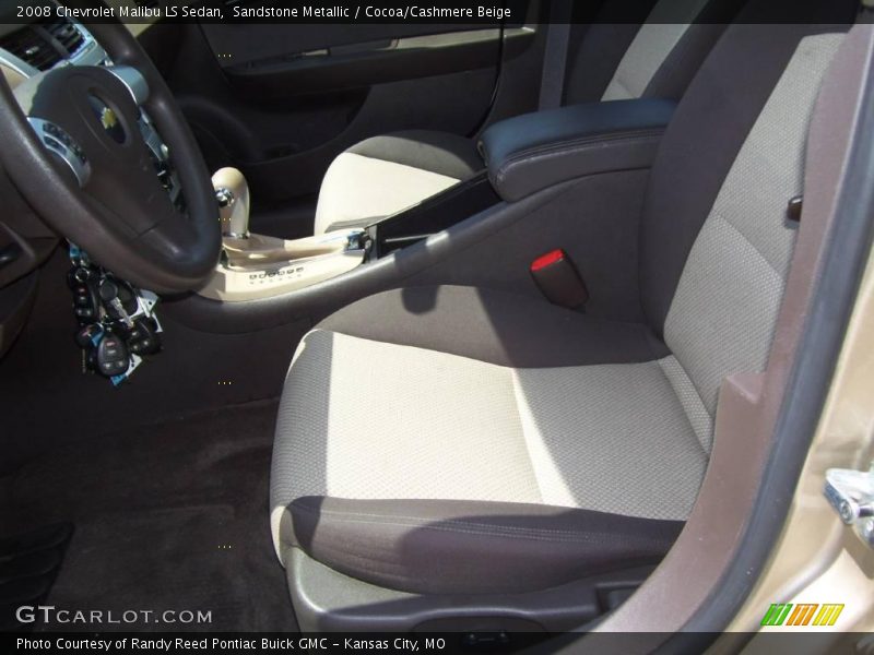 Sandstone Metallic / Cocoa/Cashmere Beige 2008 Chevrolet Malibu LS Sedan