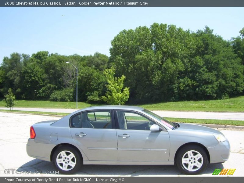 Golden Pewter Metallic / Titanium Gray 2008 Chevrolet Malibu Classic LT Sedan