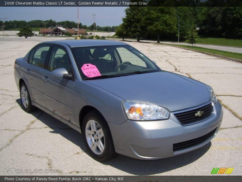 Golden Pewter Metallic / Titanium Gray 2008 Chevrolet Malibu Classic LT Sedan