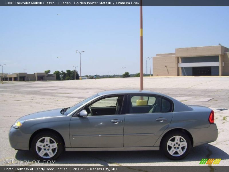 Golden Pewter Metallic / Titanium Gray 2008 Chevrolet Malibu Classic LT Sedan