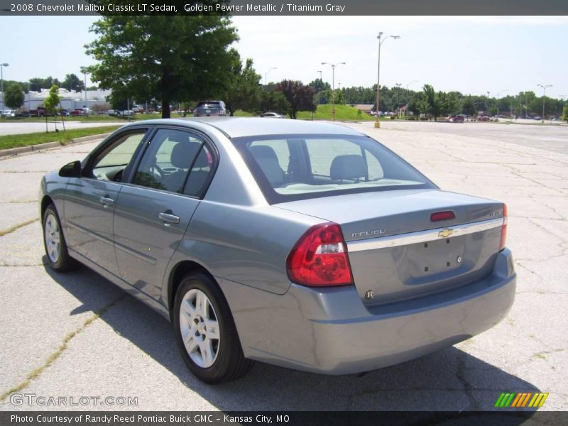 Golden Pewter Metallic / Titanium Gray 2008 Chevrolet Malibu Classic LT Sedan
