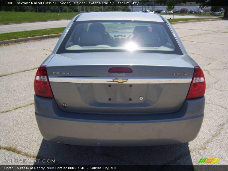 Golden Pewter Metallic / Titanium Gray 2008 Chevrolet Malibu Classic LT Sedan