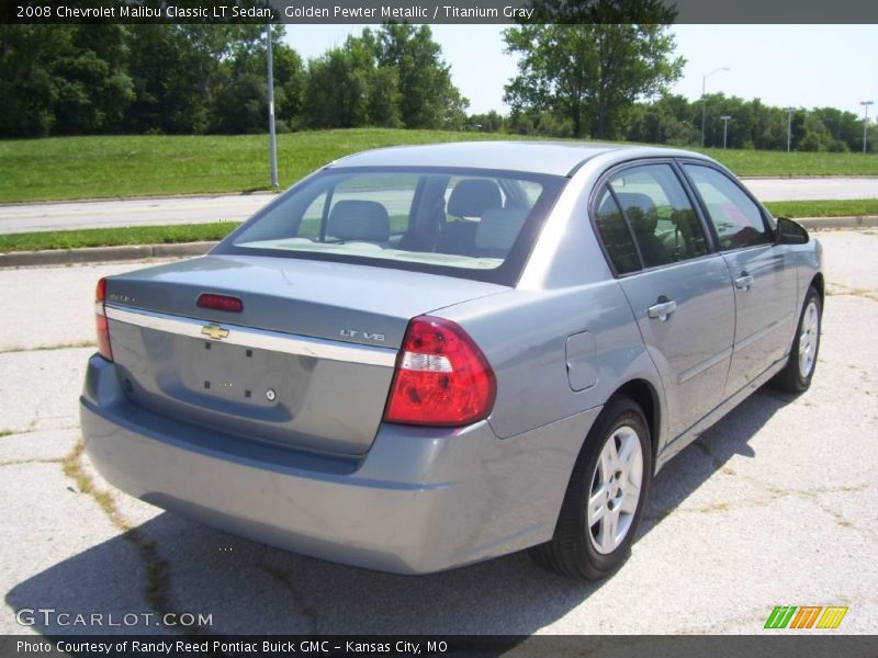 Golden Pewter Metallic / Titanium Gray 2008 Chevrolet Malibu Classic LT Sedan