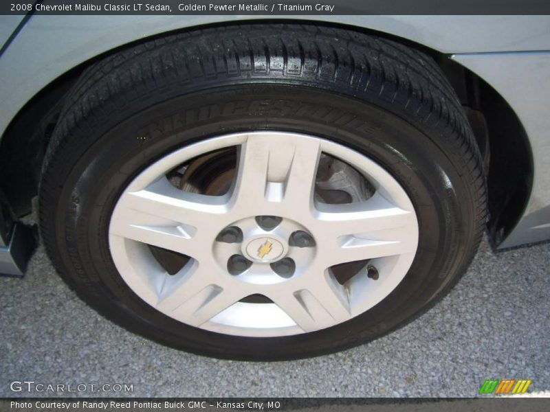 Golden Pewter Metallic / Titanium Gray 2008 Chevrolet Malibu Classic LT Sedan